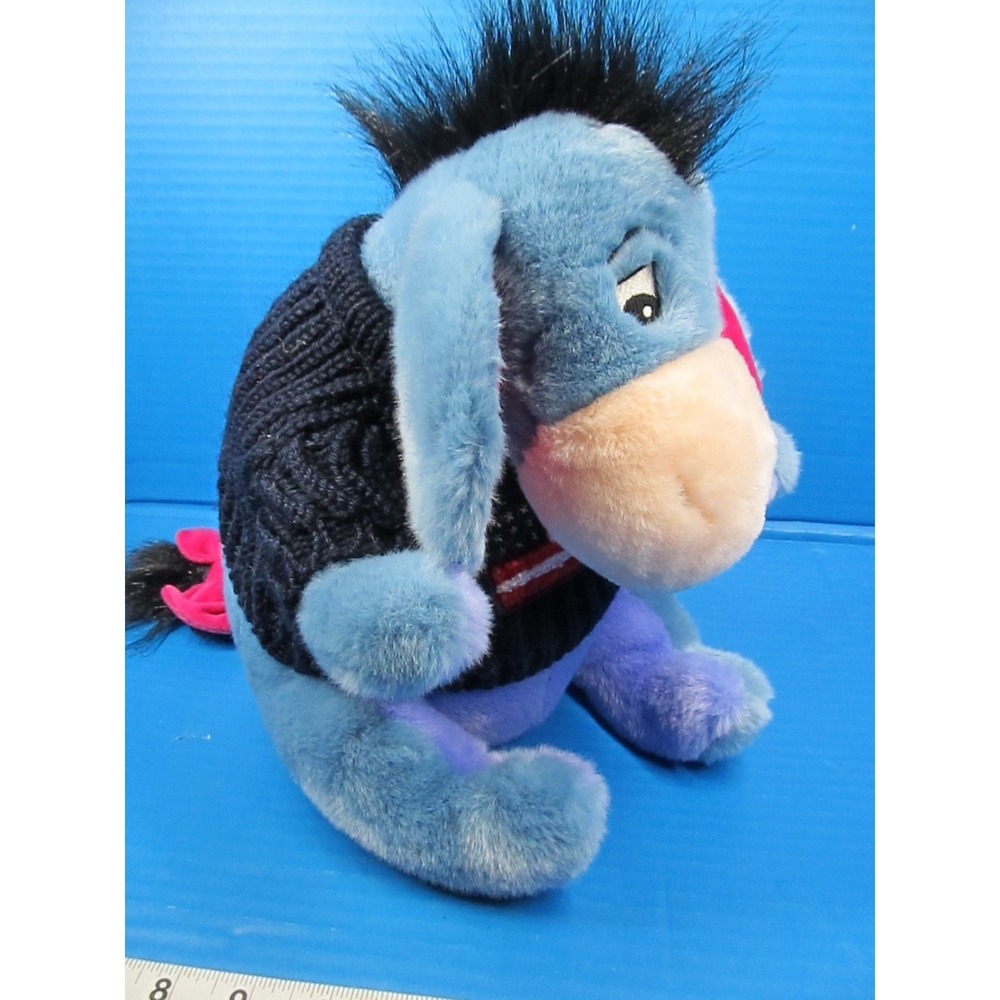 Disney Winnie the Pooh PATRIOTIC Sweater EEYORE 4th of JULY 11" Plush